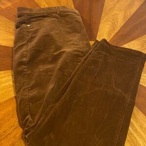 J. Jill Corduroy Pants in Rich Brown size Large